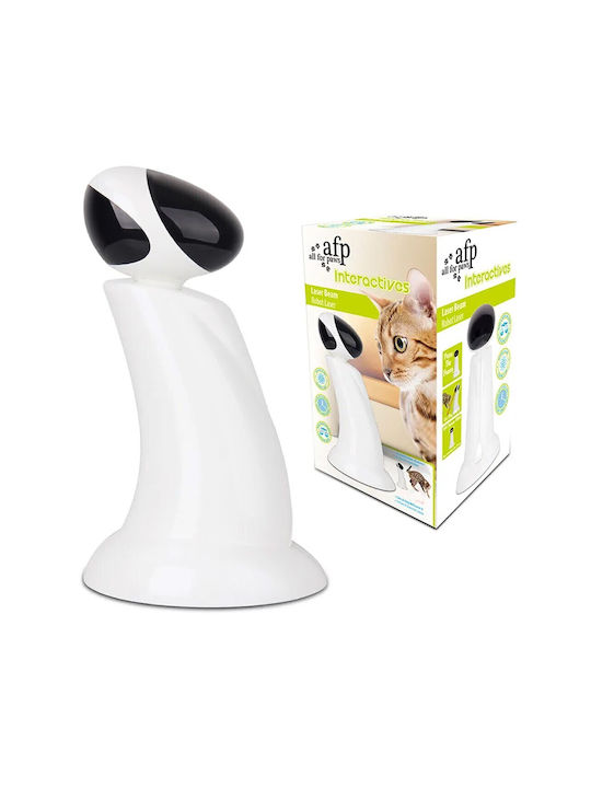All For Paws Automat Jucărie pentru pisici Laser Alb