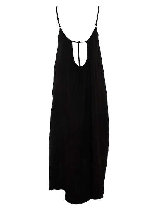 Collectiva Noir Maxi Φόρεμα Μαύρο