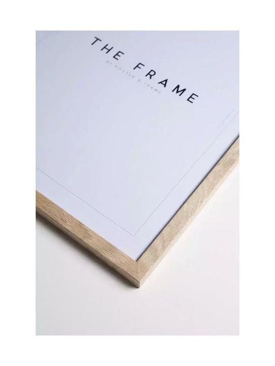 Poster & Frame Wooden Photo Frame with Beige Frame