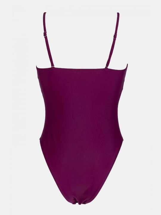 Badeanzug Magenta