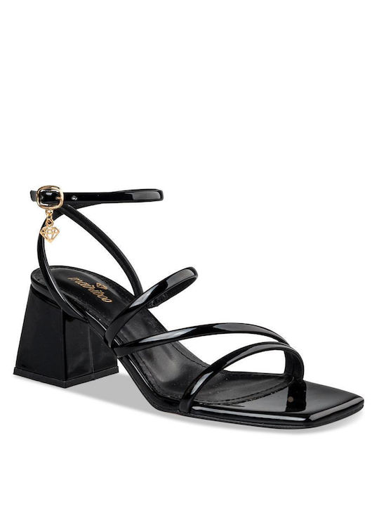 Mairiboo for Envie Synthetic Leather Women's Sandals Black