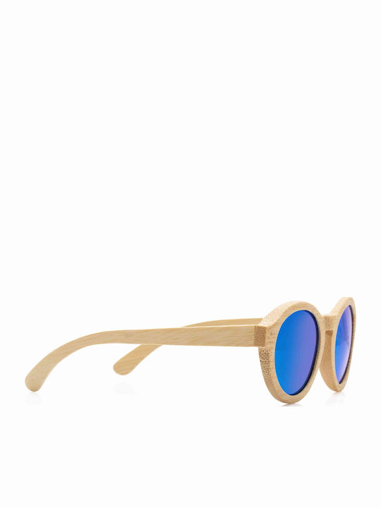 V-store Women's Sunglasses with Multicolour Plastic Frame and Brown Gradient Polarized Lens WD013