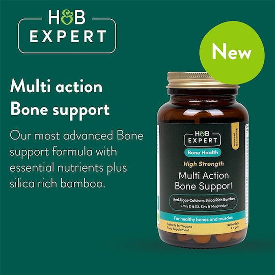 Holland & Barrett Hochdosierte Unterstützung für Knochen mit Mehrfachwirkung 120 Tabletten