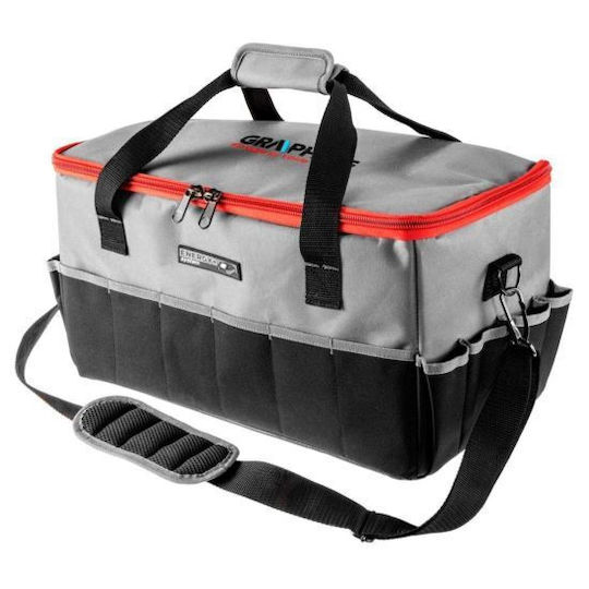 Graphite Over the Shoulder Waterproof Gray Tool Bag 24L