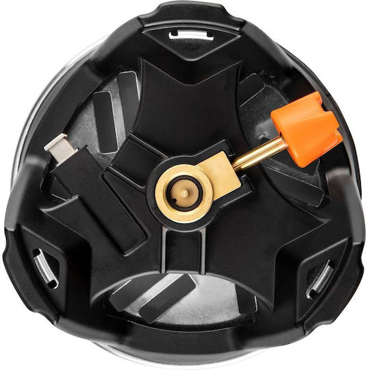 Arzator de camping portabil cu aprindere piezoelectrica pe gaz 3 in 1 2200 W Oala din otel inoxidabil Neo