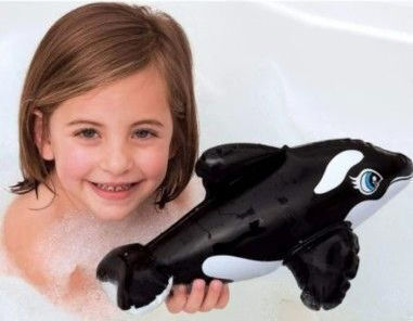 Aufblasbares Spielzeug Pool Badewanne Intex 58590 Schwarzer Delfin 30 cm