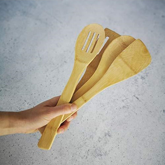 Zeller Bamboo Cooking Utensil Set Multicolour 7pcs
