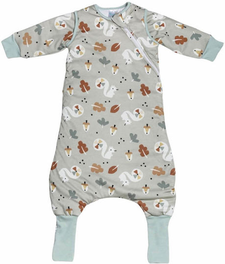 Tender Spring Sleeping Bag with Feet 1 Tog Bay Leaf Mint with Detachable Sleeves