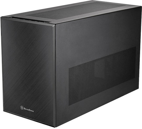 Silverstone SST-SG17B Mini Tower Κουτί Υπολογιστή Μαύρο