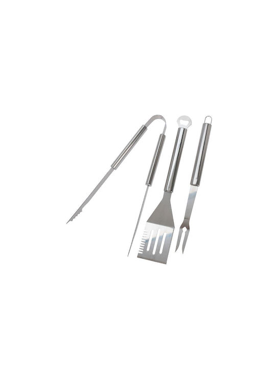 3-Piece Barbecue Set Fork Spatula Tongs