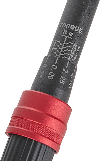 Tvardy Torque Wrench 1/4" 25-25 Nm 24cm