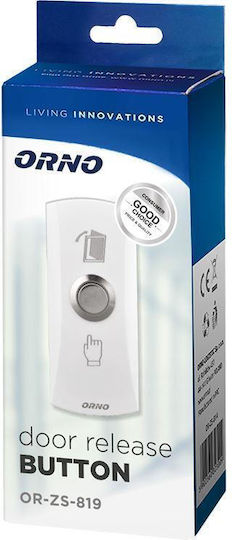 Orno Wall Push Exit Button White OR-ZS-819