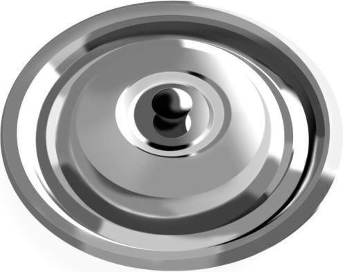 Perfect Home Lid for Frying Pan and Pot made of Aluminum 34.5cm