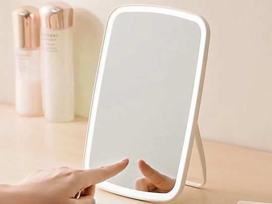 Make-up Mirror 24096 Built-in Led Lighting Micro Usb Type B Cable Charging Rectangular 24x