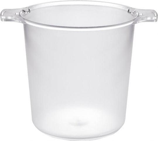 Ready Einfache Champagners Kunststoff mit Abmessungen 28x28x21.5cm Transparent