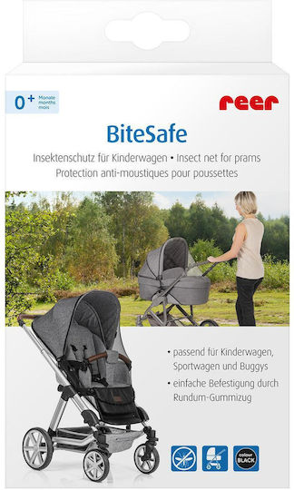 Reer Baby Mosquito Net For Stroller Black