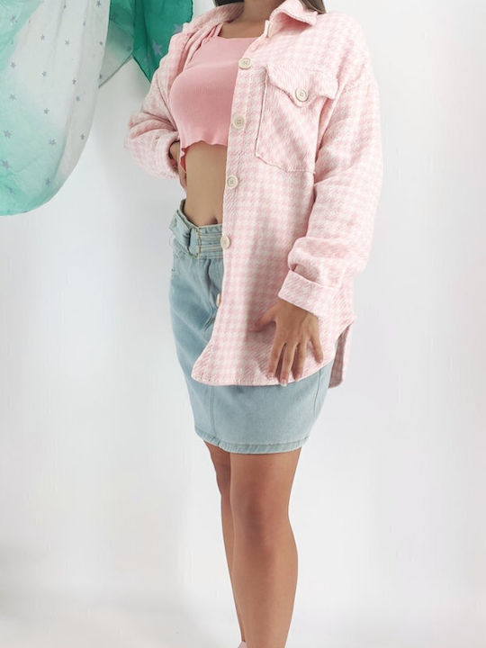 Γυναικείο Ροζ Overshirt
