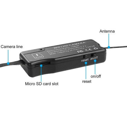 Hidden Camera WiFi 720P with Memory Card Slot