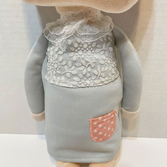 Zola Textile Doll Rosa Bunny Jumpsuit Bunny Bonnet Soft Pleasant To Touch 34 Cm