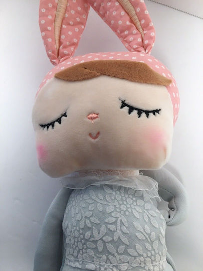 Zola Textile Doll Rosa Bunny Jumpsuit Bunny Bonnet Soft Pleasant To Touch 34 Cm