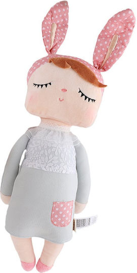 Zola Textile Doll Rosa Bunny Jumpsuit Bunny Bonnet Soft Pleasant To Touch 34 Cm
