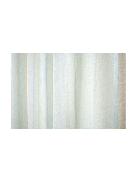 Viopros Türvorhang mit Bleistiftfalten Türkis 270x280cm