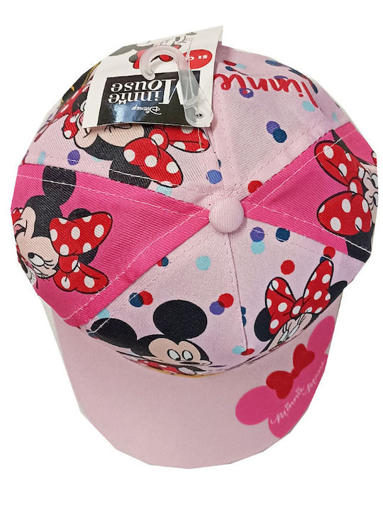 Difuzed Kids' Hat Jockey Fabric Sunscreen Pink
