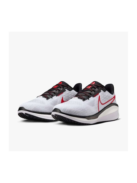 Vomero 17 Men's Sport Shoes Running White Fire Red Platinum Tint Black
