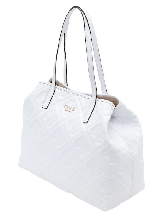Guess Vikky Women's Bag Shopper Shoulder White