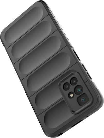 Techsuit Shield Umschlag Rückseite Silikon Schwarz (Redmi 10 / 10 2022)