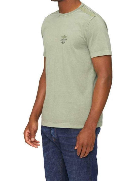 Aeronautica Militare Ανδρικό T-shirt Κοντομάνικο Sage Green