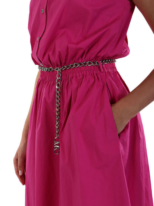 Sommer Mini Damenkleid für Hochzeit - Taufe Fuchsie