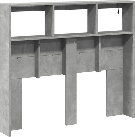 vidaXL Wooden Bed Headboard Gray 120x102cm