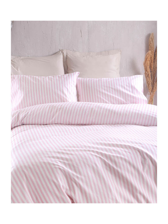 Rythmos Diva Σετ Σεντόνια King Size 270x290εκ. Ροζ (4τμχ)