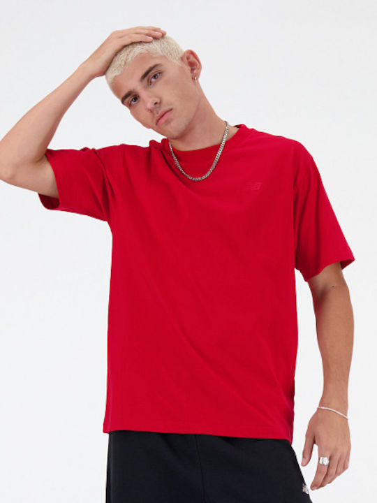 New Balance Men's Short Sleeve T-shirt Red