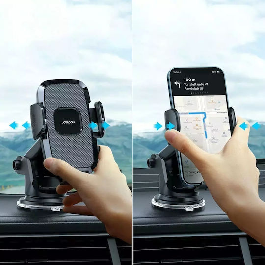 Joyroom JR-ZS259 Car Mobile Mount 4.6" - 6.7" with Adjustable Hooks Black