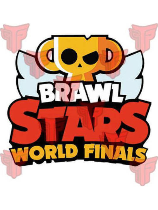 Мъжка гейминг тениска от памук Takeposition Brawl Stars World Finals тъмносива 320-4506b-08