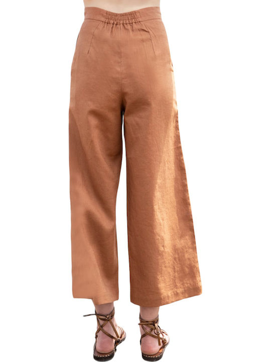 Aggel W Leinenhose Ss44013f-1097 Braun Aggel W Leinenhose Ss44013f-1097 Braun