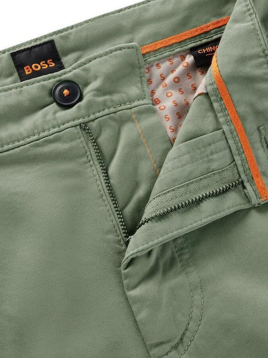 Trousers Chino Elastic in Slim Fit Mintgreen