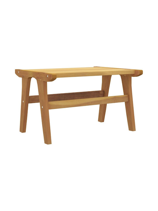 Outdoor Chair Wooden Coffee 60x135x65cm