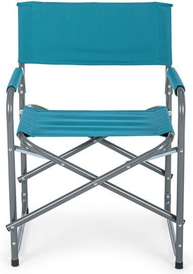 Scaun regizor Aluminiu Olbia Turquoise 1buc 56x47x80cm