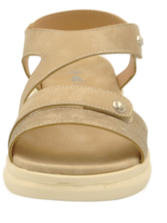 Platforme dama Anatomici Velcro Bej