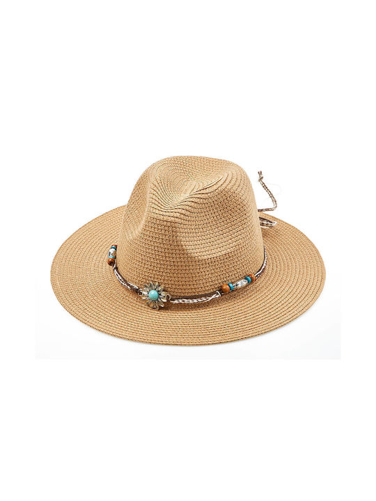 Green Women's Hat 05-0794 Straw Beige