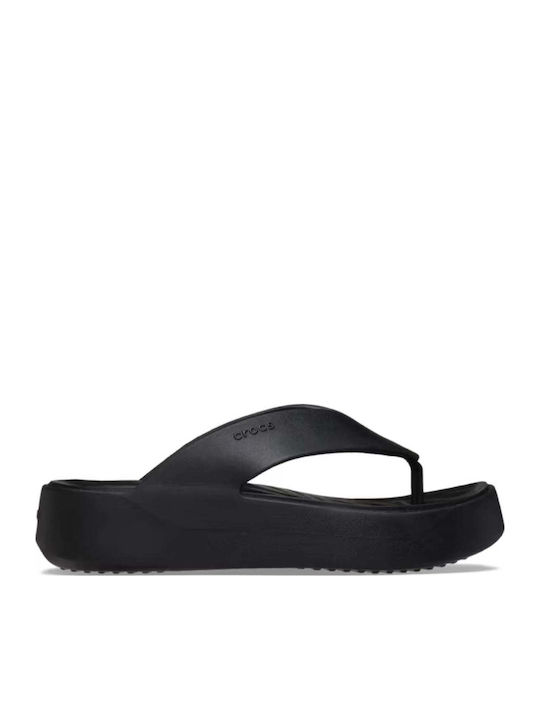 Getaway Women's Platform Flip Flops Black