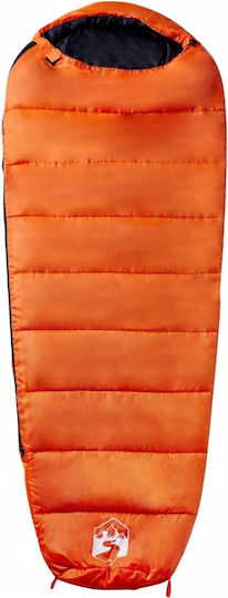 vidaXL Schlafsack Einzeln Orange