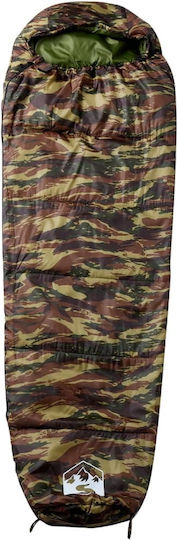 vidaXL Sleeping Bag Μονό Πράσινο