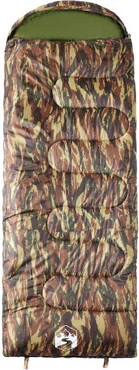 vidaXL Sac de dormit Single Camping Sleeping Bag Green