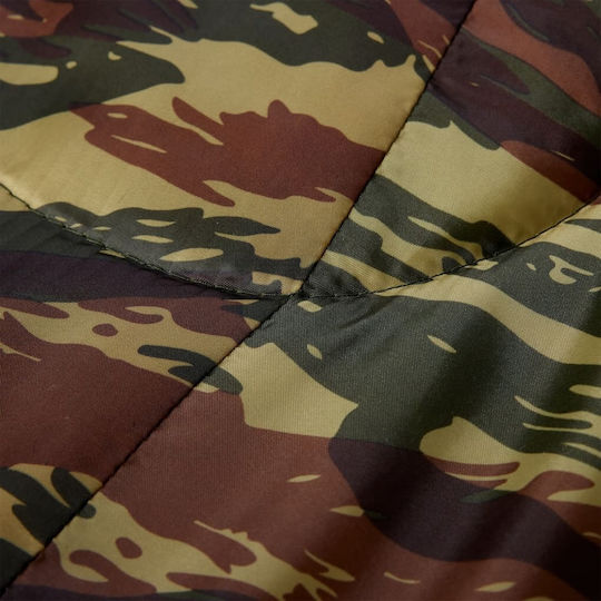 vidaXL Sleeping Bag Μονό Πράσινο