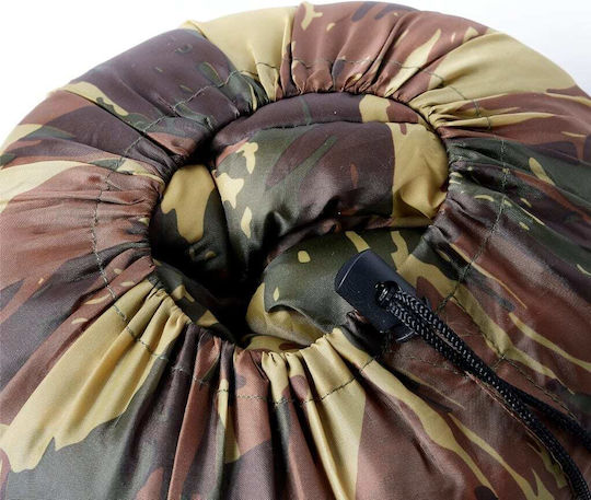 vidaXL Schlafsack Einzeln Green