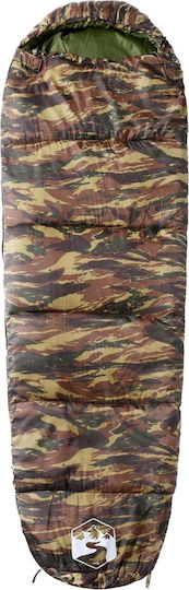 vidaXL Schlafsack Einzeln Green
